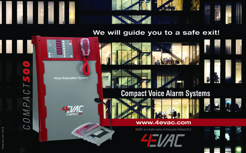 4EVAC Compact - voice alarm and indicating equipment