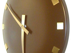 Decorative Clock Type D, Ø300, White, Impulse