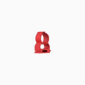 Red ABS 25mm x 3/4" pipe Clip