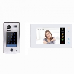 2-wires video kit with keypad and 7" monitor with memory, 1SEK/M-KP