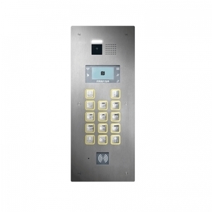 Stainless steel vandal proof panel with wide angle camera, Braille buttons, antenna loop, TD2000HE