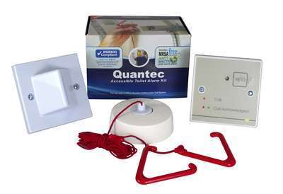 Quantec Accessible Toilet Alarm Kit c/w QT607, QT606S, QT605S & NC949
