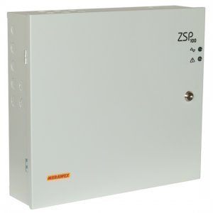 Power supply 24V/1,5A/1,1A, 2x7-9Ah battery, EN54-4, metal box