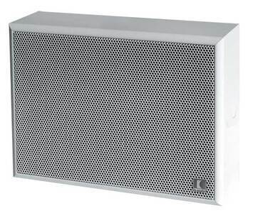 Wall Speaker for AB-Cabling, 2x6 watts, white, with thermal fuse and ceramic block, certified EN 54-24, BS 5839 compliant, IP54, 1438/CPD/0230, WA-AB 06-100/T-EN54
