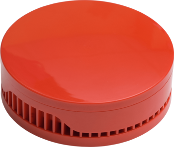 Conventional fire alarm sounder, SF100 RSND, red, certified to EN54-3