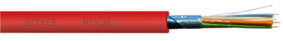 HTKSHekw 1x2x1,0mm+S(0,8mm drain wire), Cca-s1a,d1,a1 100m red Bitner