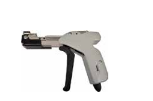 Cable tie gun. The model may vary depending on availability.