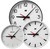 NTP Clock, plastic, sweep. sec, PoE, HH:MM:SS, A, Ø230, White, Single sided