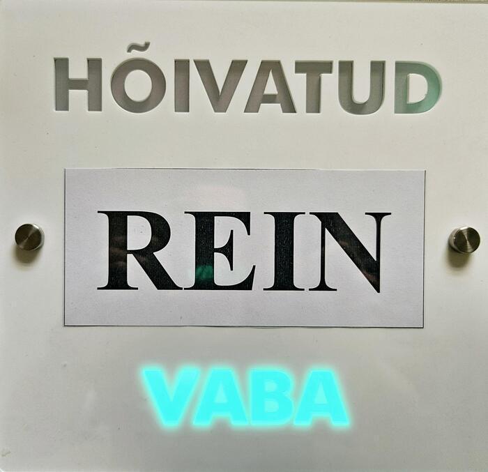 Room occupancy signaling set Hõivatud/ Vaba