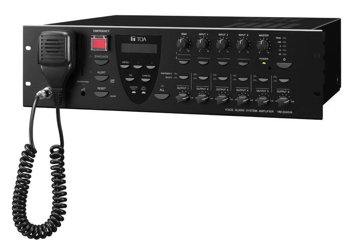 VOICE ALARM SYSTEM AMPLIFIER 240W Amplifier