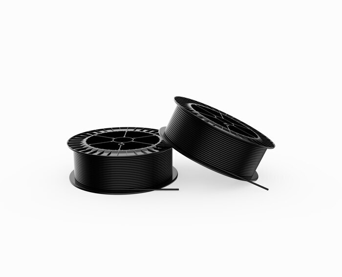 FLA200N analoog termokaabel Nylon must 200m  rull