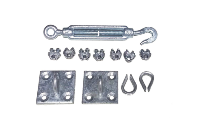 Messenger wire fixing kit