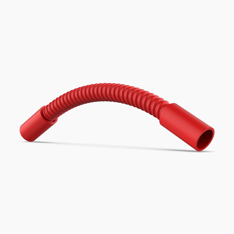 Red ABS 25mm 90¤ Sweeping Bend