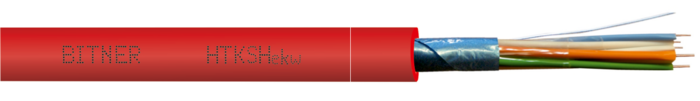 HTKSHekw 1x2x0,8+S data kaabel HF B2ca-s1a,d0,a1 100m punane Bitner