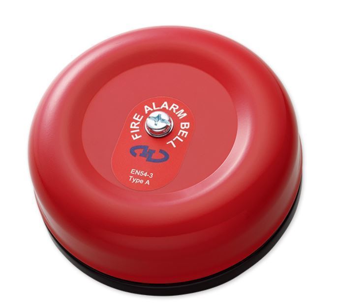 Fire alarm Bell 24V I<25mA  95dBA+/-4dBA, EN54-3 IP21C