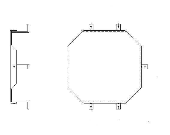 Kaitsekate/Polycarbonate/Ø 400/IN/OUT/