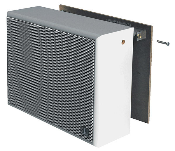 Wall Speaker for AB-Cabling, 2x6 watts, white, with thermal fuse and ceramic block, ballproof, housing fixed by screws, certified EN 54-24, BS 5839 compliant, IP54, 1438/CPD/0230, WA-AB 06-100/T-EN54V
