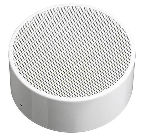 Ceiling speaker, surface-mounted version, 10 watts,  RAL 9010, metal, with thermal fuse, ceramic block, certified EN 54-24,  BS 5839 compliant, IP21C, 1438/CPD/0232, DL-A 10-200/T-EN54