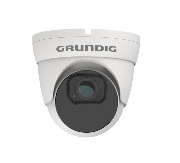 Grundig IP kaamera. 5MP kuppel (turret), motoriseeritud objektiiv 2.8-12mm