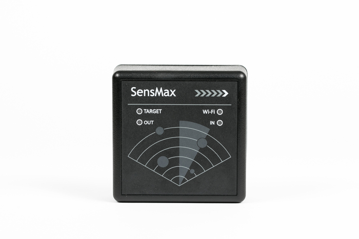 SensMax TAC-B 3D-W sisetingimustele radar sensor, kuni 5 kasutaja määratud lugemistsooni, bi-directional, 10m, 120 kraadine vaatenurk (100m2), micro SD 16 GB, 12VDC/0.5A