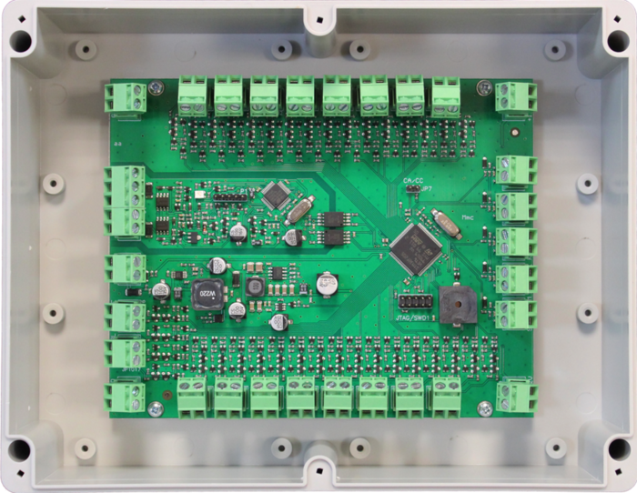 MIMIC Adresseeritav moodul 32 LED väljund lühiseisolaator IP43 SensoIRIS