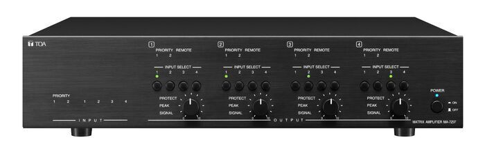 4 Channel Mixer Power Amplifier, 4 x 250W