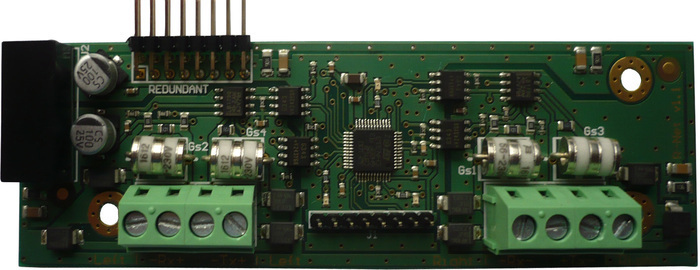 Module redundant network; supports panels IRIS and SIMPO