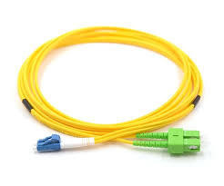 LinkSide patch cable single mode SC APC - LC UPC duplex 2.0mm*2 PVC 1m