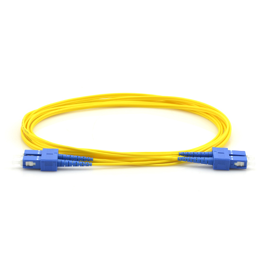 LinkSide patch cable single mode SC UPC - SC UPC duplex 2.0mm*2 PVC 1m