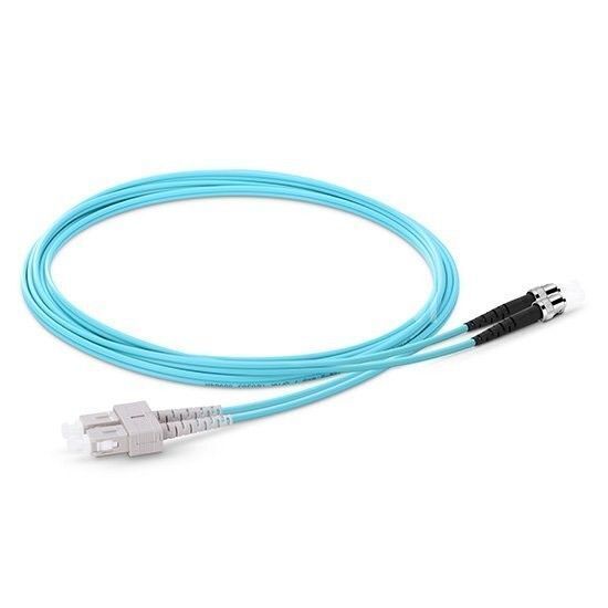 LinkSide patch cable multimode OM3 SC UPC - ST UPC duplex 2.0mm*2 PVC 2m