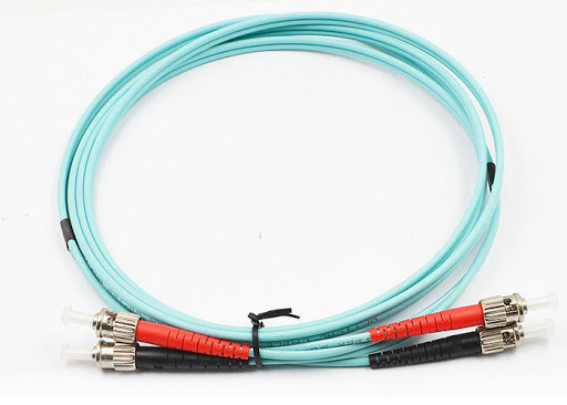 LinkSide patch cable multimode OM3 ST UPC - ST UPC duplex 2.0mm*2 PVC 2m
